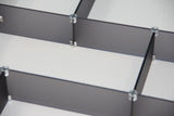 Frost gray drawer divider package