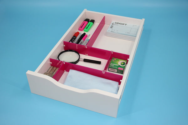 Drawganize™ Skuffeinddeler Kit (Pink)