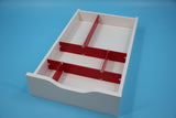 Drawganize™ Skuffeinddeler Kit (Rød)