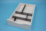 Frost gray drawer divider package