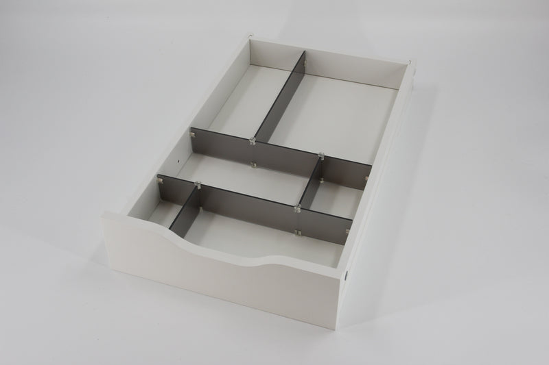 Drawganize™ Skuffeinddeler Kit (Metal grå)