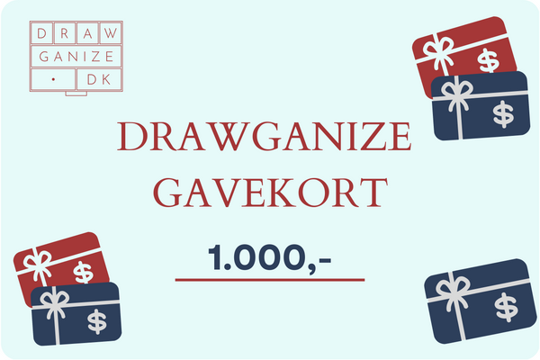 Drawganize Gavekort 1.000,-