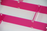 Extra drawer divider pink incl. holders