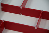 Extra drawer divider red incl. holders