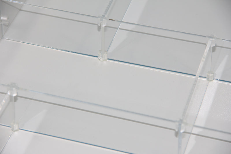 Extra drawer divider clear incl. holders