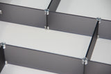 Extra drawer divider frost gray incl. holders